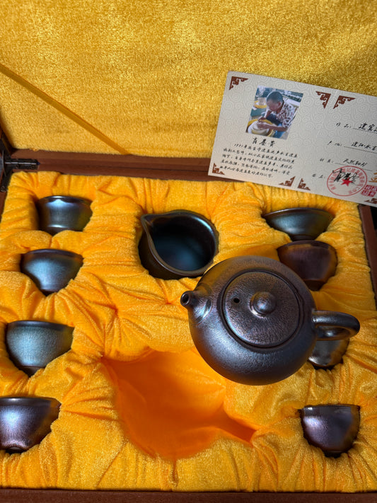 jian zhan tea set
